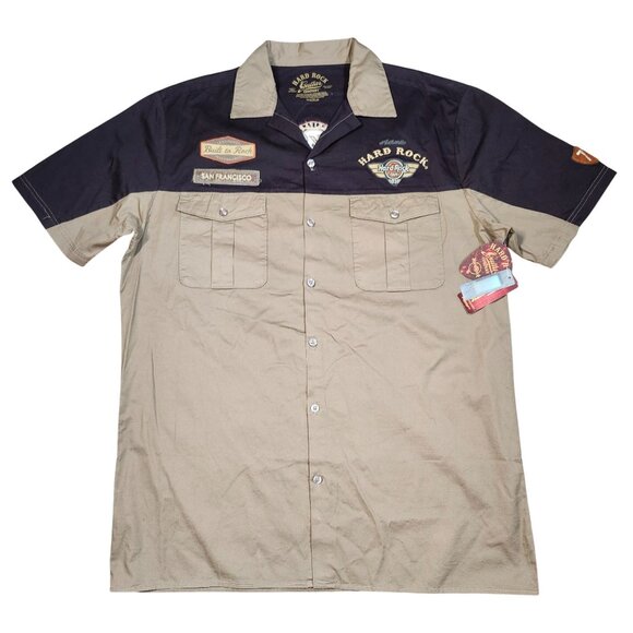 Hard Rock Cafe Guitar Co San Francisco Button-Up Shirt XXL 2XL New With Tags - Picture 1 of 14